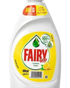 Fairy Lemon Liquid Dishwashing Soap, 400 ml