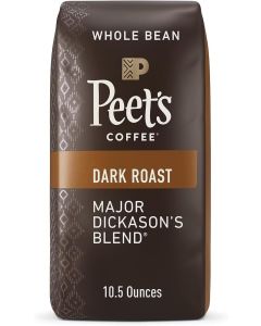 Peet's Coffee Dark Roast Whole Bean Coffee - Major Dickason's Blend, 10.5 Ounce Bag