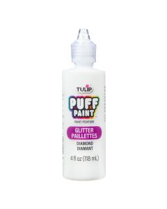 Tulip 16065 Dimensional Fabric Paint 4oz Glitter Diamond 4 Fl Oz Pack of 1 Packaging may vary