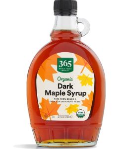 365 by Whole Foods Market Organic Grade A Dark Maple Syrup, 12 Fl Oz