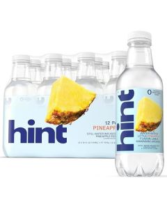 Hint Water Pineapple Pure Water Infused with Pineapple Zero Sugar Zero Calories Zero Sweeteners Zero Preservatives Zero Artificial Flavors 16 Fl Oz Pack of 12