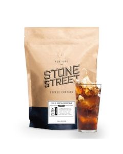 Stone Street Cold Brew Coffee Low Acid 100 Arabica Gourmet Coffee Strong Smooth Blend Coarse Ground Dark Roast Colombian Single Origin 1 LB