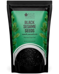 Bliss of Earth Black Sesame Seeds 200g / Premium Unhulled Til Seeds / Calcium Rich Natural Superfood / Perfect for Baking Desserts Sushi Cooking & Toppings / Pure Raw Clean Seeds