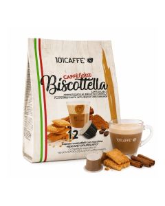 Cookie Cream Coffee Capsules / Compatible with Dolce Gusto® Coffee Machines / Premium Cookies & Cream Flavoured Coffee / 12 Capsules Pack / Rich Aroma, Creamy & Café-Style Beverage