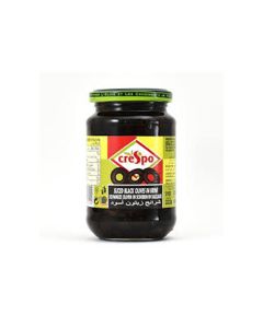Crespo Sliced Black Olives (Jar) 333g