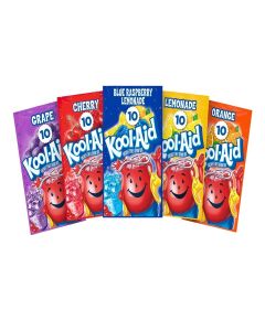 Kool-Aid Unsweetened Fruit Variety Zero Calories Powdered Drink Mix 50 Count Pitcher Packets