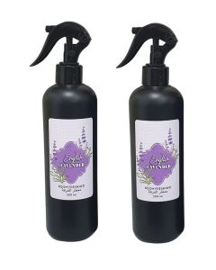 Room Freshner For Home and Office, Air Freshener Blended With Pure Lavender Odor Eliminator for Pillows Carpet English Lavender 500Ml (2Pack)