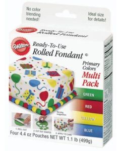 Wilton Primary Colors Fondant Multi Pack