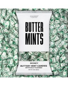 Candy Envy Money Buttermints 13 oz Bag Approximately 100 Individually Wrapped Mints