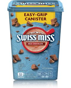 Swiss Miss Milk Chocolate Flavor Hot Cocoa Mix Canister