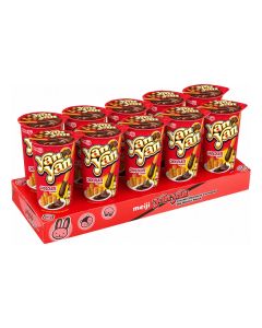 Yan Yan Biscuits Sticks With Chocolate Flavor Dips 50g Pack of 10