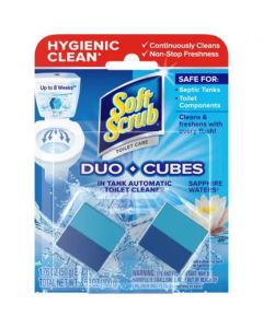 Soft Scrub inTank Toilet Cleaner 2ct DuoCubes Sapphire Waters Pack of 7