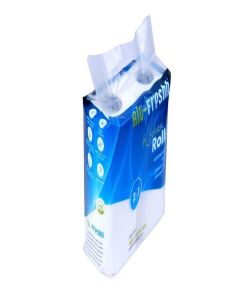 Alu-Freshh 2 Ply Kitchen Tissue/Towel Paper Roll 120 pulls / 60 pulls X 2 Rolls / soft and highly absorbent / 100% Natural Virgin Cellulose Fiber