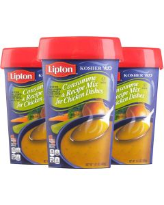 Gefen Lipton Consomme Chicken Style Soup & Seasoning Mix (3 Pack)