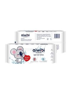99.91% Pure Water Premium Baby Wet Wipes 3Packs X 80Pcs
