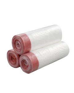 Pekky 3 Gallon Small Drawstring Trash Bags Clear 120 Counts3 Rolls