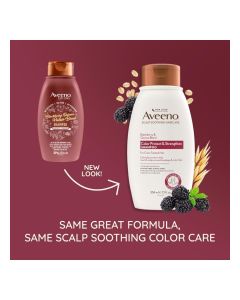BLACKBERRY QUINOA PROTEIN BLEND SULFATE-FREE SHAMPOO FOR COLOR-TREATED HAIR PROTECTION, DAILY STRENGTHENING & MOISTURIZING SHAMPOO, PARABEN & DYE-FREE, 12 FL OZ