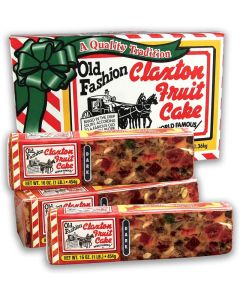 Claxton Dark Fruit Cake - 1 lb Box