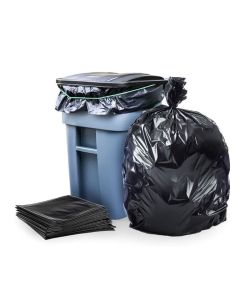 50-Pack of 60-Gallon Compostable Garbage Bags, 95x120cm - Perfect for Kitchen and Household Waste Disposal