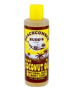 Hawaiian Beachcomber Budds Pure Scented Coconut Oil 8 Ounce