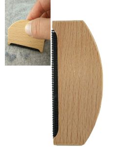 Comfy Wood Cashmere & Fine Wool Comb for De-Pilling Sweaters & Clothing,Fabric Lint R emover Manual Portable Clothing Brush Tool for Knits Woolens Scarves Wool Coats Pants Care