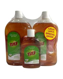 TAJ Antiseptic Liquid 1750ml Combo Pack (2x750ml + 250ml) / Germ Protection / Special Offer