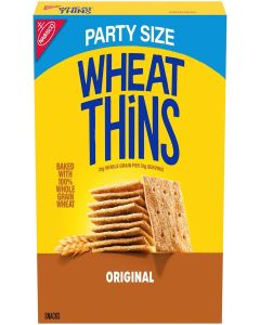 WHEAT THINS Original Snacks, Whole Grain Wheat Crackers, Party Size, 20 oz
