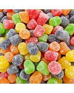 Gum Drops Jelly Candy 2Pound Bag Assorted Fruit Flavors Gumdrops Candy for Holiday Buffets Dessert Decorating Strawberry Pineapple Orange Lime and Grape