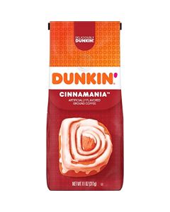 Dunkin Cinnamania Ground Coffee 11Ounce Bag