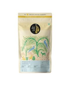 Blue Tokai Coffee Roasters Attikan Estate - Medium Dark Roast Pouch/ Commercial Espresso Grind 250G / Rich & Smooth Flavour / 100% Arabica Beans / Specialty Coffee / Freshly Roasted Coffee Beans