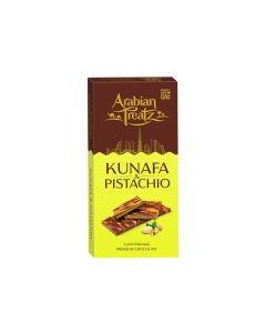 Kunafa & Pistachio Premium Chocolate Bar – Gourmet Fusion of Dessert & Crunchy Nuts