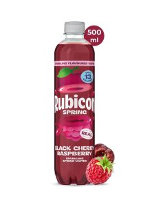 Spring Sparkling Water , Black Cherry & Raspberry, No Added Sugar