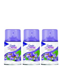 VIOLET Refill - PACK of 3 x 260ml - Automatic Spray Auto Spray Air Freshener for Home Bathroom Toilet Office Neutralizes Bad Odors FRESH SENSE