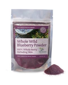 Wild Blueberry Powder Unsweetened 3oz 100 Whole Berry Not an Extract Bilberry Concentrate Or Juice Powder WomanOwned Small Busiess