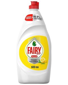 Fairy Imported Dishwashing Gel Lemon 600 ML