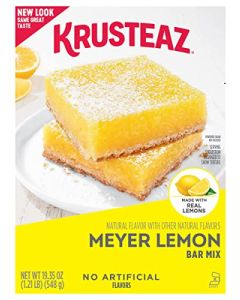 Krusteaz Meyer Lemon Bar Mix Lemon Bar Baking Mix Made With Real Lemons 1935 oz Box