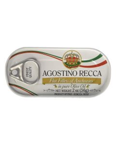 Agostino Recca Flat Fillets of Anchovies in Olive Oil