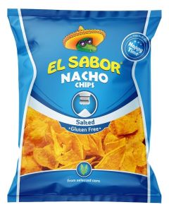 Nacho Chips Salted 100G, Corn Tortilla Chips For Dips Parties And Snacking