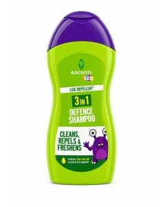Escenti Kids 3-in-1 Defence Shampoo with Lice Repellent Formula, 300ml