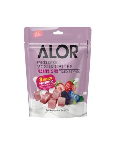 ALOR Freeze-Dried Mixed Berries Yogurt Bites, 15 g