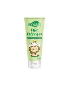 Tiny Buds Hair Highness Natural Rice Baby Shampoo (200ml) – Tear-Free & Sulfate-Free – Enriched with Vitamin B & E for Healthy Hair Growth – Gentle Scalp Care for Newborns & Kids