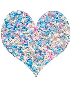 EHOPE Fake Sprinkles Fake Christmas Sprinkles Fake Candy Sprinkles Clay Sprinkles Polymer Sprinkles Polymer Clay Slices for Nail Art DIY Crafts Cake Phone40GSugar granulesSnowflake21