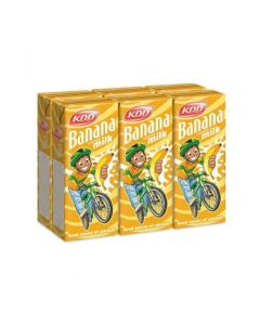 KDD Banana Milk 180ml Pack Of 6