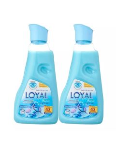 Loyal Fabric Softener and Refresher Blue Petals- 2X750ml