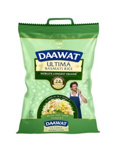 Daawat Ultima Basmati Rice Authentic Extra Long Grain White Rice 10 lb Bag