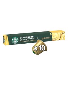 Nespresso Creamy Vanilla Espresso coffee pods, 10 Capsules 57g