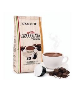 Rich Hot Chocolate Coffee Capsules / Compatible with Dolce Gusto® Coffee Machines / Creamy Premium Hot Chocolate Beverage / 30 Capsules Pack / Smooth, Velvety & Indulgent Cocoa Drink