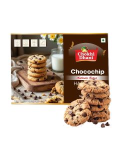 Chocochip Cookies 175g - Crunchy Butter Cookies Loaded with Chocolate Chips - Healthy Home/Office Snack