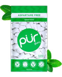 PUR Sugar Free Spearmint Chewing Gum