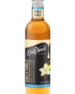 DaVinci Gourmet Sugar Free Vanilla Flavored Syrup - 25.4 Fl Oz (750 mL)